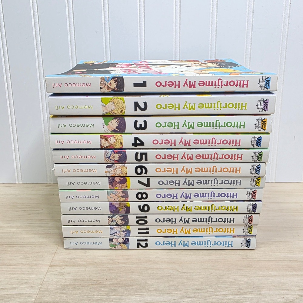 Hitorijime My Hero Manga Volumes 1-12 Set Memeco Arii Kodansha English BL Lot